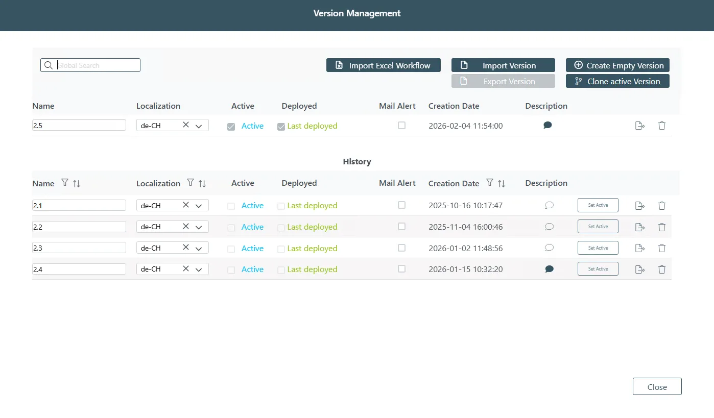 Version Management
